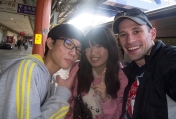 Two very friendly Taiwanese people which I met on my trip to Lukang
