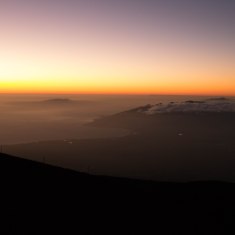 Sunset on top of Maui